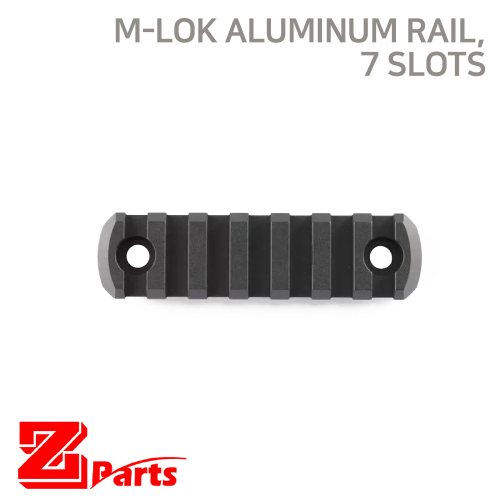 [ZPARTS] M-LOK Aluminum Rail, 7 Slots